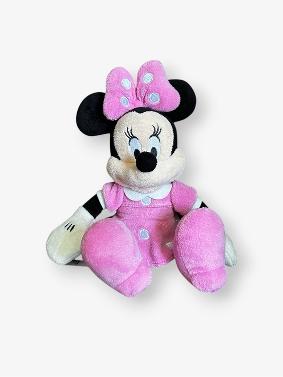 Disney Other - Disney Store Minnie Mouse Pink Polka Dot Plush Toy